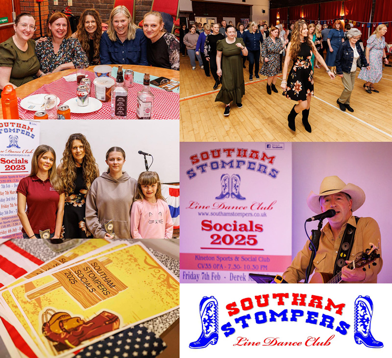 Kineton Socials, Southam Stompers - Weekly Line Dance Club